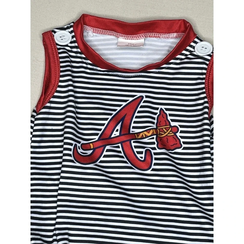 Atlanta Braves Infant One Piece Size 6-12 Months